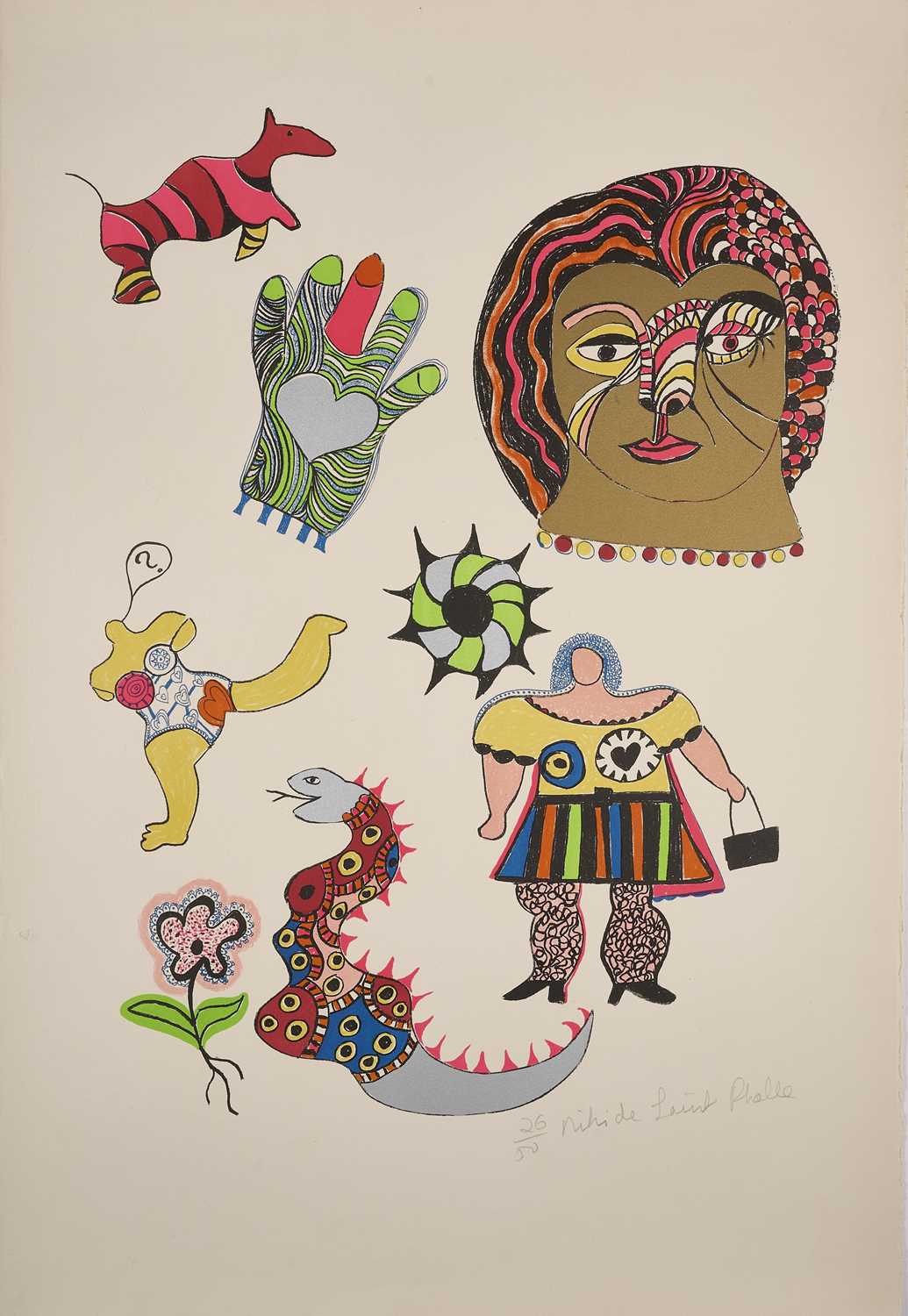 Lot 52 - NIKI DE SAINT PHALLE (FRENCH-AMERICAN 1930-2002)