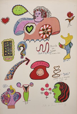 Lot 49 - NIKI DE SAINT PHALLE (FRENCH-AMERICAN 1930-2002)