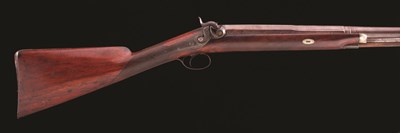 Lot 177 - A D.B. PERCUSSION SPORTING GUN SIGNED NOCK