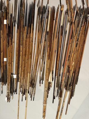 Lot 43 - A LARGE QUANTITY OF ARROWS AND HARPOONS, 19TH CENTURY