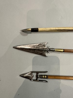 Lot 43 - A LARGE QUANTITY OF ARROWS AND HARPOONS, 19TH CENTURY