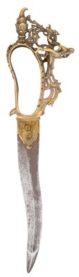 Lot 62 - A SOUTH INDIAN DAGGER (BICHWA), 17TH/18TH CENTURY, PROBABLY BIJAPUR, KARNATAKA