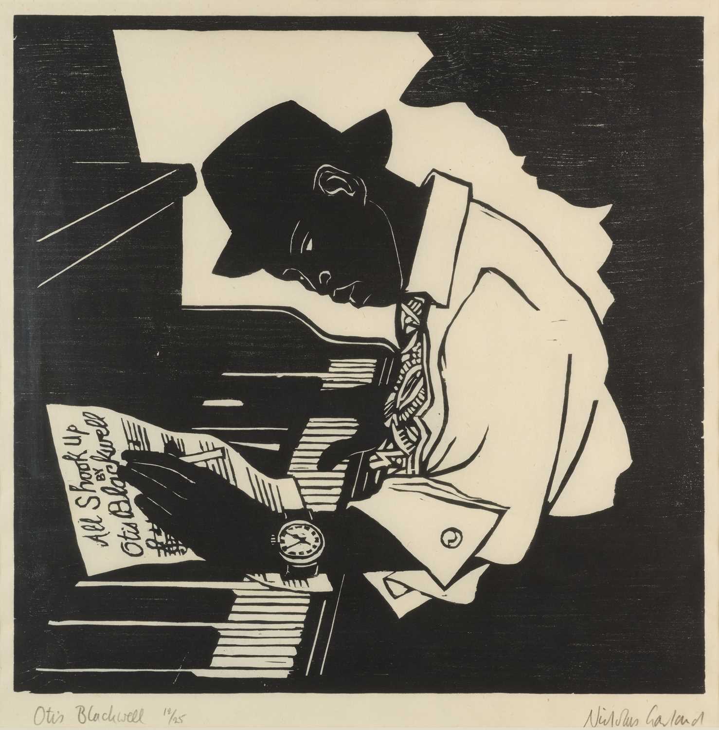 Lot 493 - NICHOLAS GARLAND (BRITISH B.1935)