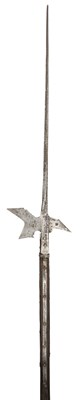 Lot 254 - A STYRIAN HALBERD, THIRD QUARTER OF THE 16TH CENTURY