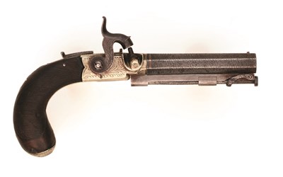 Lot 201 - A PERCUSSION BELT PISTOL BY VAN WART SON & CO. BIRMINGHAM PROOF MARKS