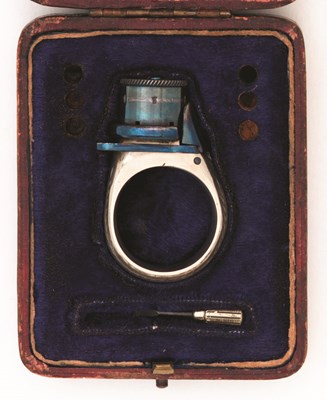 Lot 202 - A FINE AND RARE PIN-FIRE SIX-SHOT RING REVOLVER