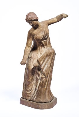 Lot 19 - A LARGE HELLENISTIC FIGURE OF A WOMAN, CIRCA 2ND-1ST CENTURY B.C.