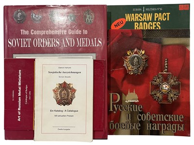 Lot 647 - RUSSIAN MEDALS & BADGES: 5 VOLUMES