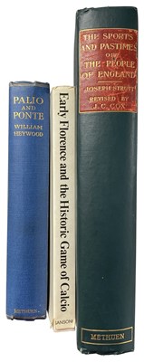 Lot 780 - STRUTT, JOSEPH: THE SPORTS AND PASTIMES OF THE PEOPLE OF ENGLAND