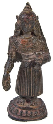 Lot 10 - A FEMALE DEITY