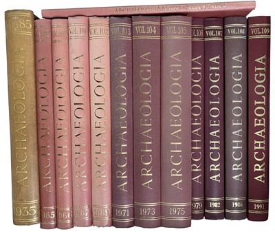 Lot 880 - ARCHAEOLOGIA: 15 VOLUMES