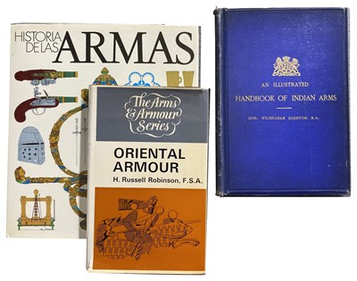 Lot 923 - EGERTON, WILBRAHAM: AN ILLUSTRATED HANDBOOK OF INDIAN ARMS