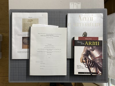 Lot 937 - TAVARES, JONATHAN JAMES: SAMUEL LUKE PRATT AND THE ARMS & ARMOR TRADE IN VICTORIAN BRITAIN