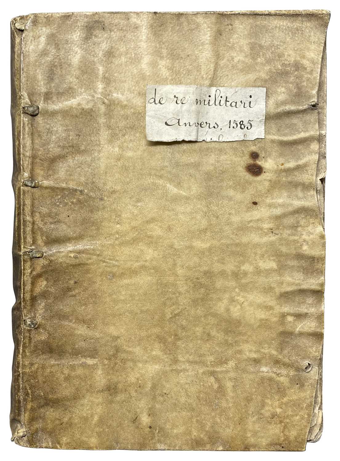 Lot 956 - VEGETIUS, FLAVIUS: DE RE MILITARI LIBRI QUATUOR; POST OMNIUM EDITIONES OPE VETERUM LIBRORUM CORRECTI