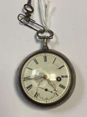 Lot 306 - A GEORGIAN SILVER POCKET WATCH, CIRCA 1800