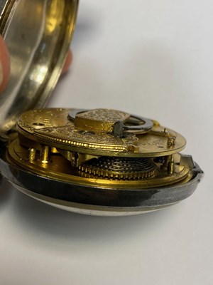 Lot 301 - A GEORGIAN SILVER POCKET WATCH, CIRCA 1820