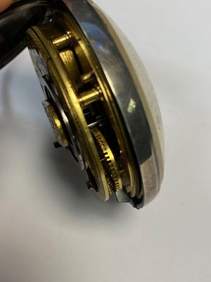 Lot 301 - A GEORGIAN SILVER POCKET WATCH, CIRCA 1820