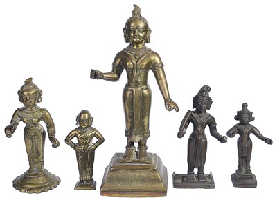 Lot 29 - FIVE BRONZE FIGURES