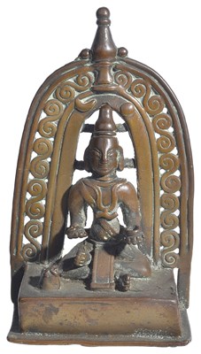 Lot 32 - A BRONZE FIGURE OF SAMBANDAR