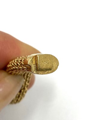 Lot 333 - A PAIR OF FANCY LINK BRACELETS/NECKLACE