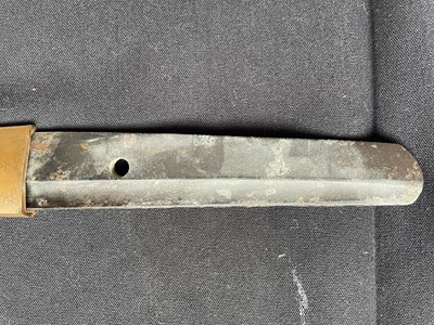 Lot 589 - A JAPANESE SHIN-GUNTO, THE BLADE 1750-1850, MILITARY MOUNTS 1942-1945