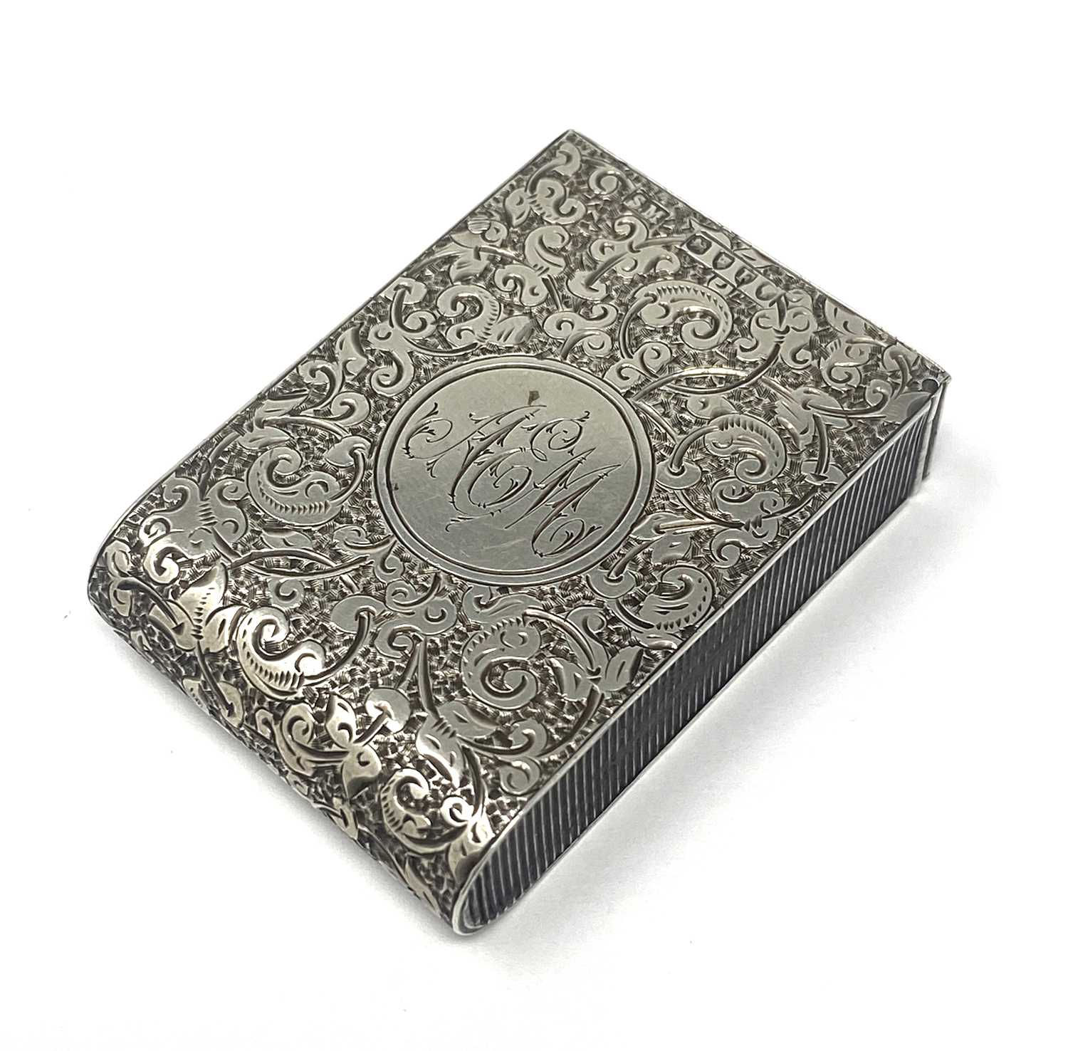 Lot 93 - A VICTORIAN SILVER NOVELTY VESTA CASE, S. MORDAN & CO., LONDON, 1881
