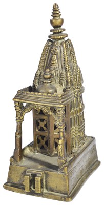 Lot 59 - A MINIATURE SAIVITE SHRINE