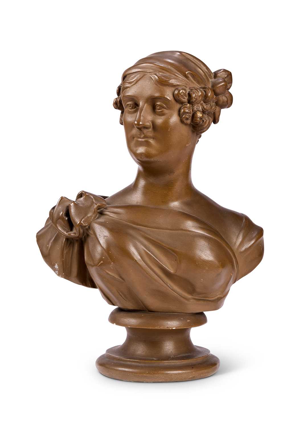 Lot 87 - LUCIUS GAHAGAN (1773-1855): BUST OF A LADY, CIRCA 1825