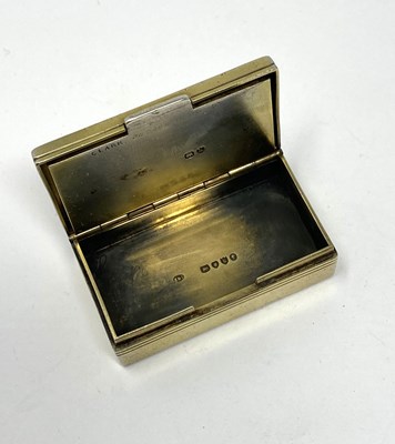 Lot 68 - A VICTORIAN SILVER-GILT VESTA CASE, EDWARD STOCKWELL, LONDON, 1885