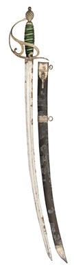 Lot 87 - A COMPOSITE HANGER, PARTLY 18TH CENTURY