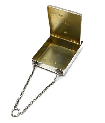 Lot 33 - A VICTORIAN SILVER VESTA CASE, THOMAS JOHNSON, LONDON, 1867