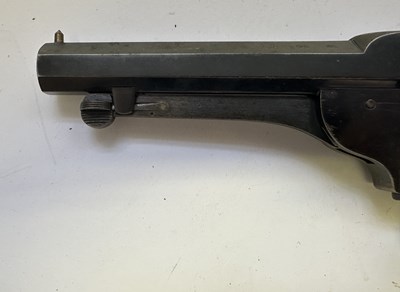 Lot 445 - A 54 BORE PERCUSSION KERR PATENT SINGLE-ACTION FIVE-SHOT REVOLVER BY THE LONDON ARMOURY COMPANY