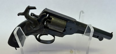 Lot 445 - A 54 BORE PERCUSSION KERR PATENT SINGLE-ACTION FIVE-SHOT REVOLVER BY THE LONDON ARMOURY COMPANY