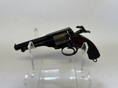 Lot 445 - A 54 BORE PERCUSSION KERR PATENT SINGLE-ACTION FIVE-SHOT REVOLVER BY THE LONDON ARMOURY COMPANY