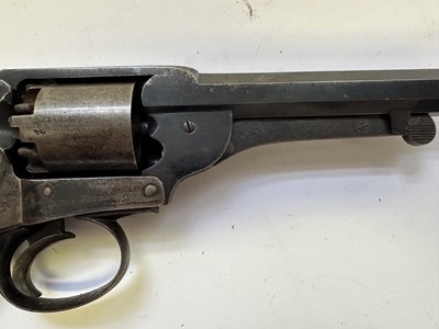 Lot 445 - A 54 BORE PERCUSSION KERR PATENT SINGLE-ACTION FIVE-SHOT REVOLVER BY THE LONDON ARMOURY COMPANY