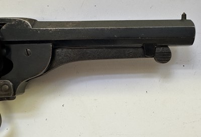 Lot 445 - A 54 BORE PERCUSSION KERR PATENT SINGLE-ACTION FIVE-SHOT REVOLVER BY THE LONDON ARMOURY COMPANY