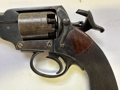 Lot 445 - A 54 BORE PERCUSSION KERR PATENT SINGLE-ACTION FIVE-SHOT REVOLVER BY THE LONDON ARMOURY COMPANY