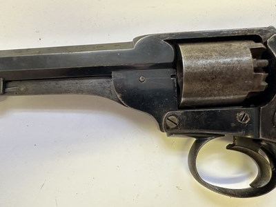 Lot 445 - A 54 BORE PERCUSSION KERR PATENT SINGLE-ACTION FIVE-SHOT REVOLVER BY THE LONDON ARMOURY COMPANY