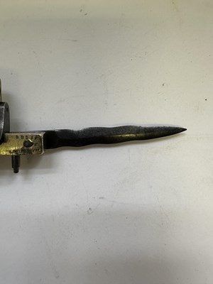 Lot 416 - A LIEGE PIN-FIRE SIX-SHOT KNUCKLE-DUSTER REVOLVER OF DOLNE (APACHE) TYPE AND OF SMALL BORE