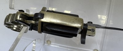 Lot 417 - A LIEGE PIN-FIRE SIX-SHOT KNUCKLE-DUSTER REVOLVER OF DOLNE (APACHE) TYPE AND OF SMALL BORE
