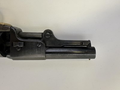 Lot 772 - A COLT 1849 MODEL POCKET PERCUSSION REVOLVER WITH SO-CALLED 'DRAGOON-TYPE' BARREL