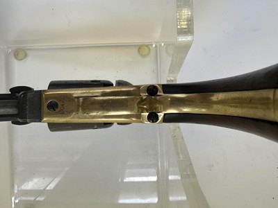 Lot 772 - A COLT 1849 MODEL POCKET PERCUSSION REVOLVER WITH SO-CALLED 'DRAGOON-TYPE' BARREL
