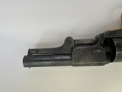 Lot 772 - A COLT 1849 MODEL POCKET PERCUSSION REVOLVER WITH SO-CALLED 'DRAGOON-TYPE' BARREL