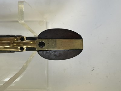 Lot 772 - A COLT 1849 MODEL POCKET PERCUSSION REVOLVER WITH SO-CALLED 'DRAGOON-TYPE' BARREL
