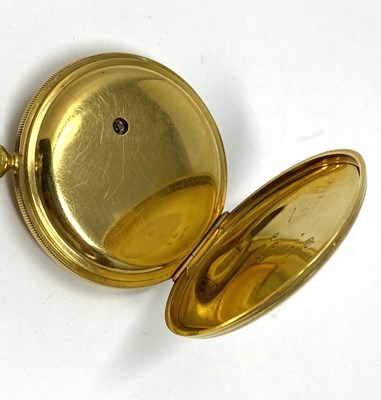Lot 504 - VICTORIAN GOLD HUNTING CASED POCKET WATCH, JAMES MCCABE, LONDON, CIRCA 1855