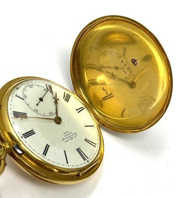 Lot 504 - VICTORIAN GOLD HUNTING CASED POCKET WATCH, JAMES MCCABE, LONDON, CIRCA 1855