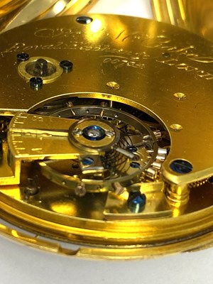 Lot 504 - VICTORIAN GOLD HUNTING CASED POCKET WATCH, JAMES MCCABE, LONDON, CIRCA 1855