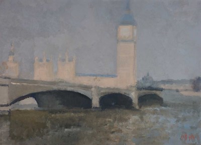 Lot 268 - BERNARD MYERS (BRITISH 1925-2007)