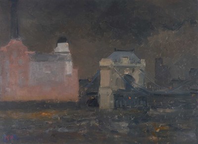 Lot 266 - BERNARD MYERS (BRITISH 1925-2007)