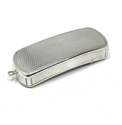 Lot 27 - A VICTORIAN SILVER COMBINATION VESTA CHEROOT CUTTER CASE, RICHARD HARRIS, LONDON, 1855